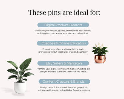 36 Blue Pinterest Pin Templates | PLR + MRR