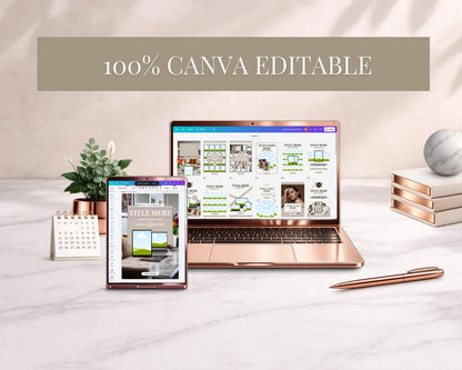 36 Beige Color Pinterest Pin Templates | PLR + MRR