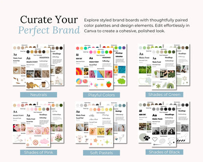 100+ PLR Brand Board Templates (Canva)