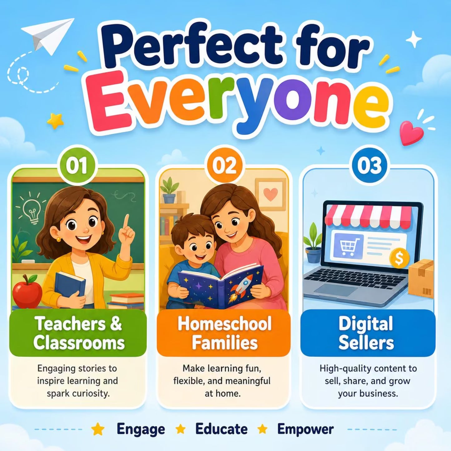 Little Minds & Curious Hearts: Stories That Shape Young Kinds | 130+ Interactive Stories with Resell Rights