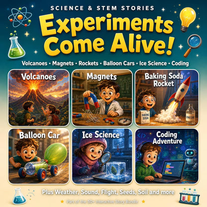50+ Interactive Kids Storybooks Bundle with Resell Rights |Animated & Voice-Narrated | Science, Nature, Health, Animals & Educational Learning Activities